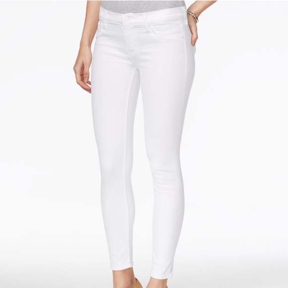 hudson white skinny jeans